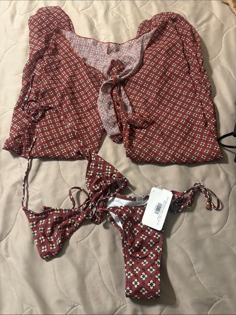 3 piece bikini set